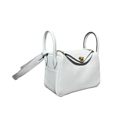 New Hermès TC Cross Body Bag Blue GHW