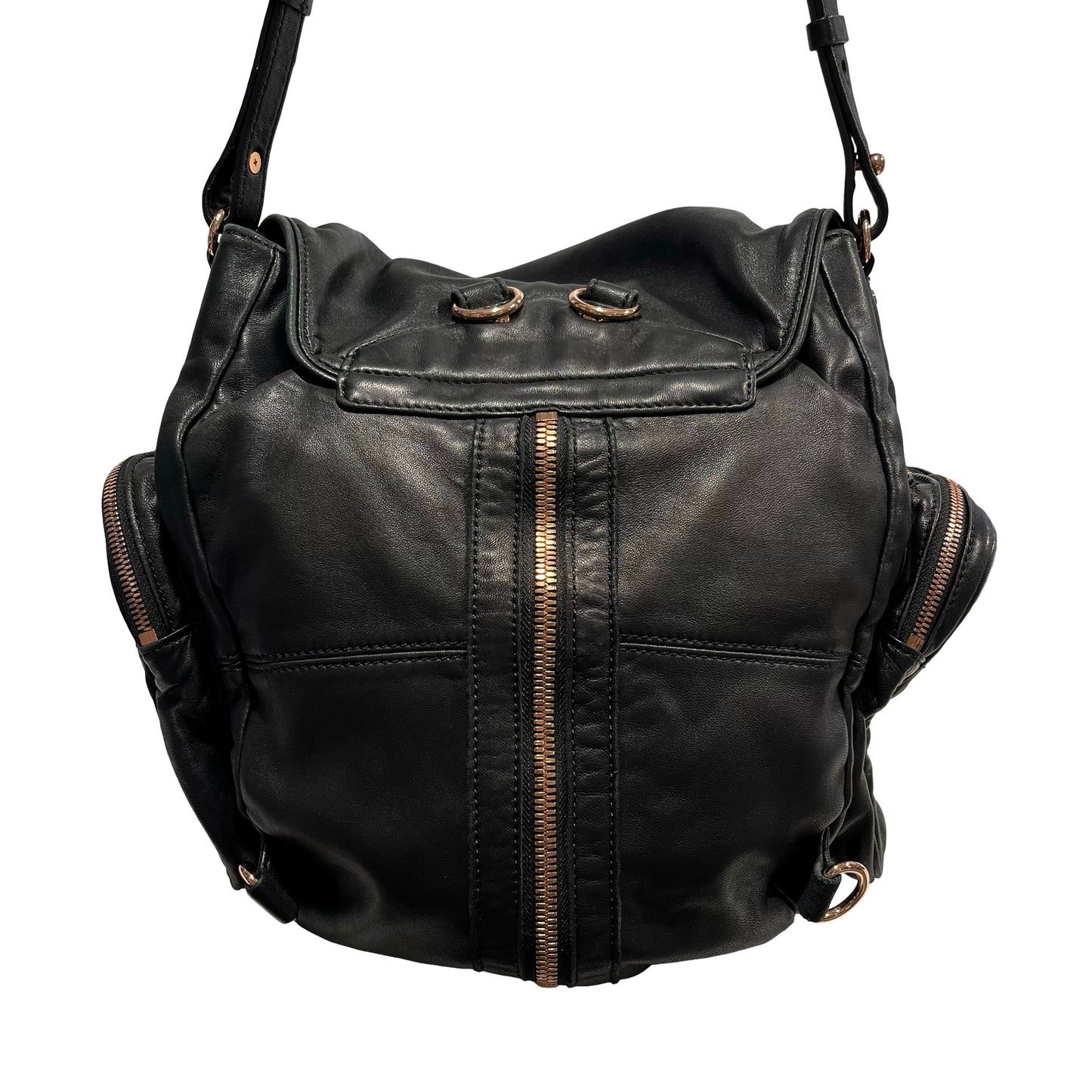 Used ALEXANDER WANG Solid color Marti Backpack Black GHW