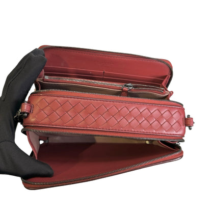Used BOTTEGA VENETA Intrecciato Intrecciato Camera Bag Camera Bag Burgundy