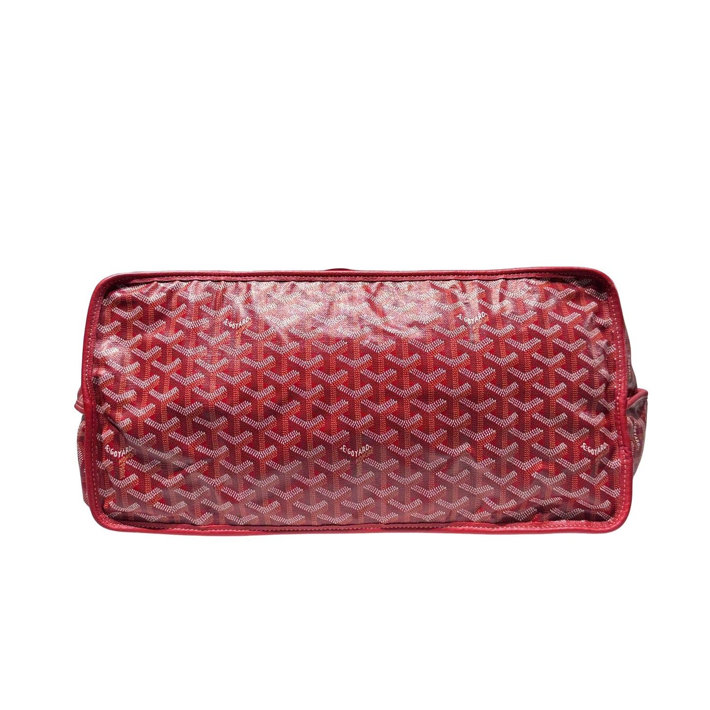 Used GOYARD Tote GM Tote Bag Red