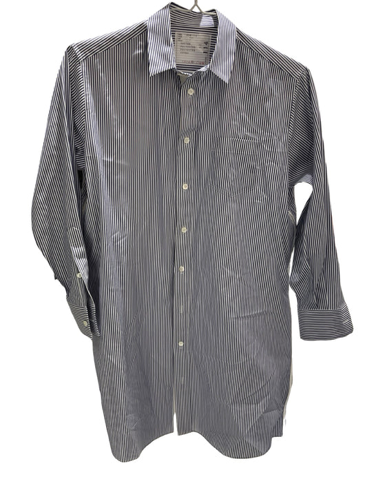 Used SACAI Striped Long Sleeve Shirt Clothes White Blue