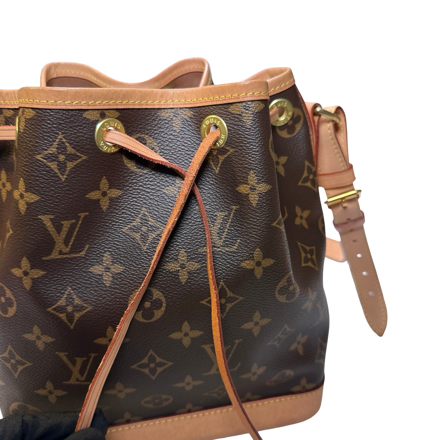 Used LOUIS VUITTON Monogram Neonoe Chain Shoulder Bag Brown GHW