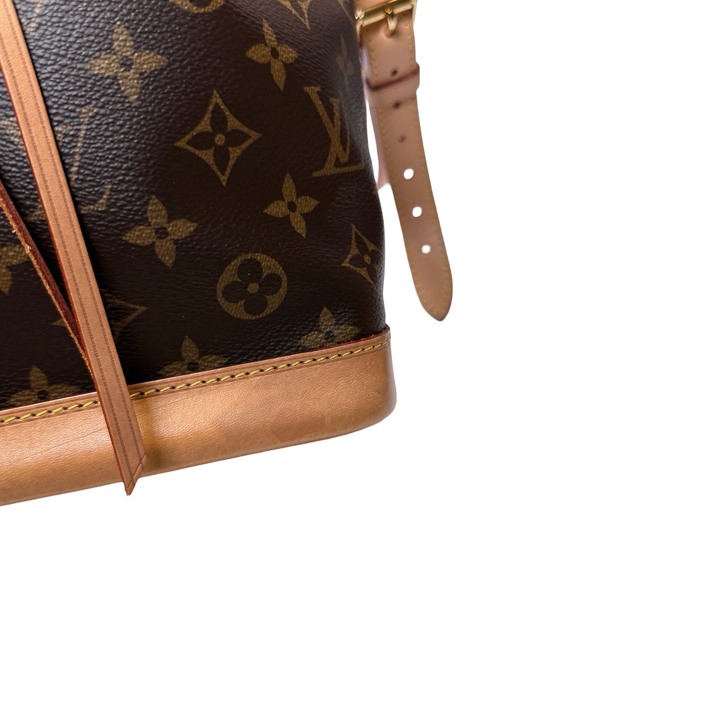 Used LOUIS VUITTON Monogram Neonoe Chain Shoulder Bag Brown GHW