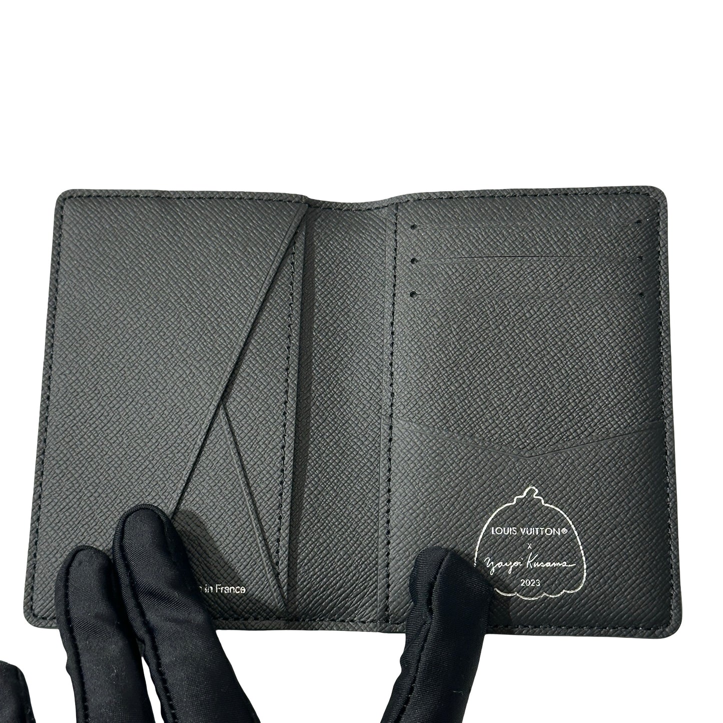 Unused Louis Vuitton Monogram Eclipse coated canvas Cardholder Wallet Black