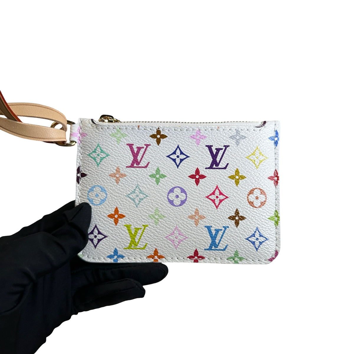 LOUIS VUITTON Monogram Multicolor All in BB Bucket Bag White Multicolor