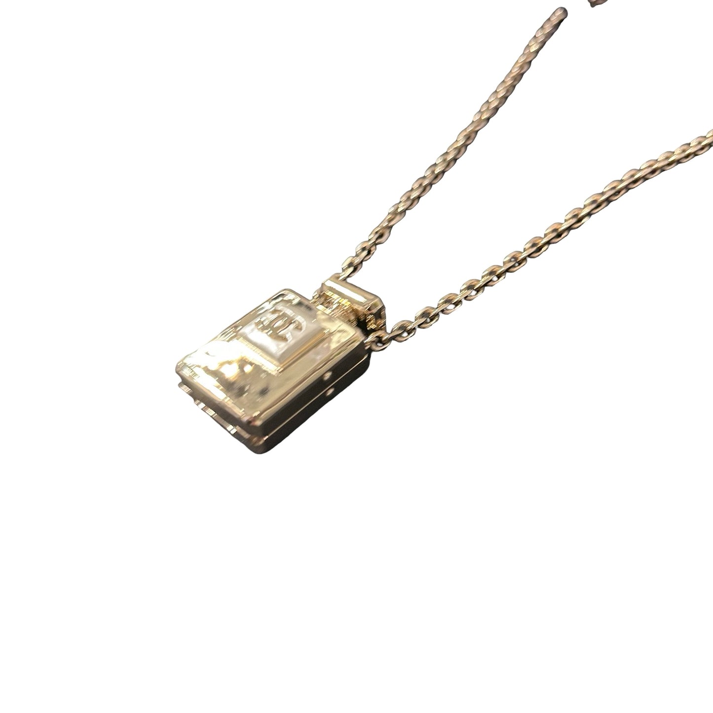 Used Chanel Yellow Gold Necklace Gold