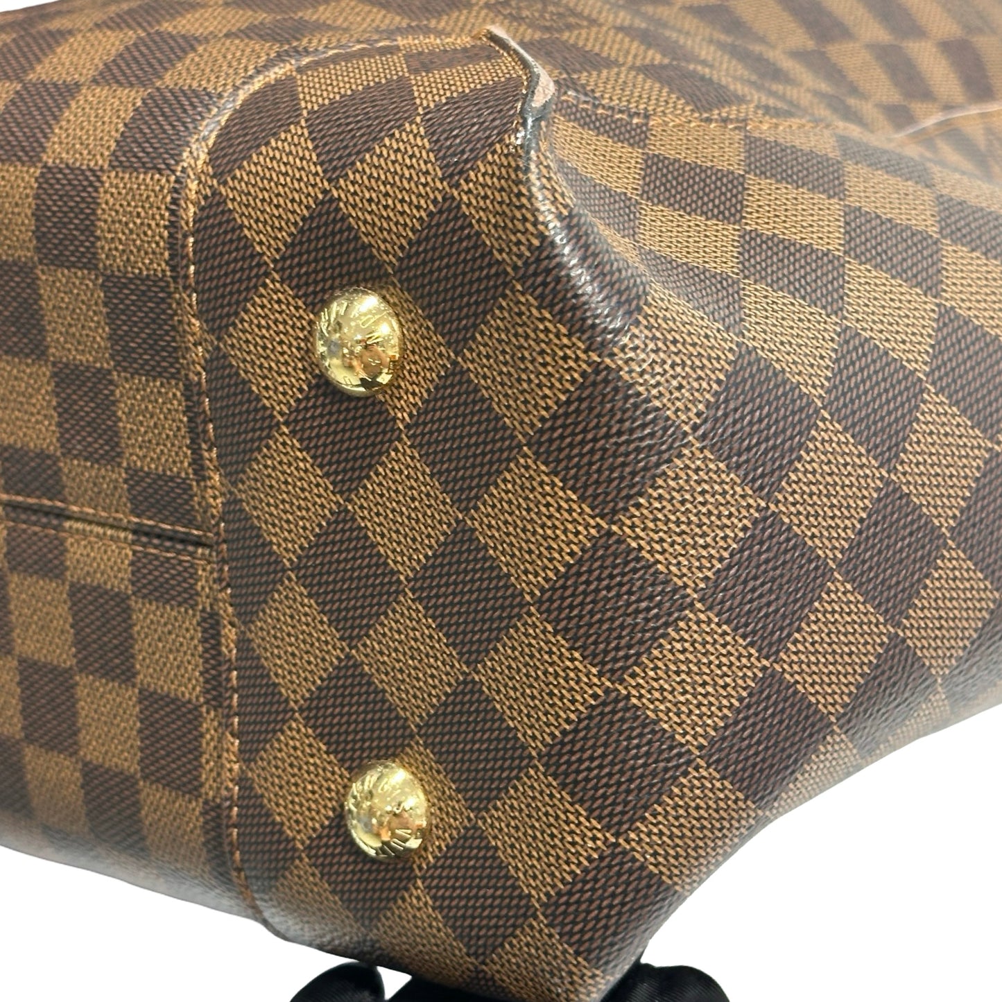 Used LOUIS VUITTON Monogram coated canvas Damier Cassa Hobo Shoulder Bag Brown GHW