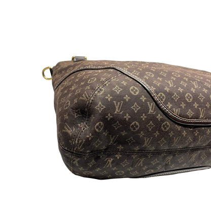 Used Louis Vuitton Canvas Vintage Hand Bag Hobo Bag Brown GHW