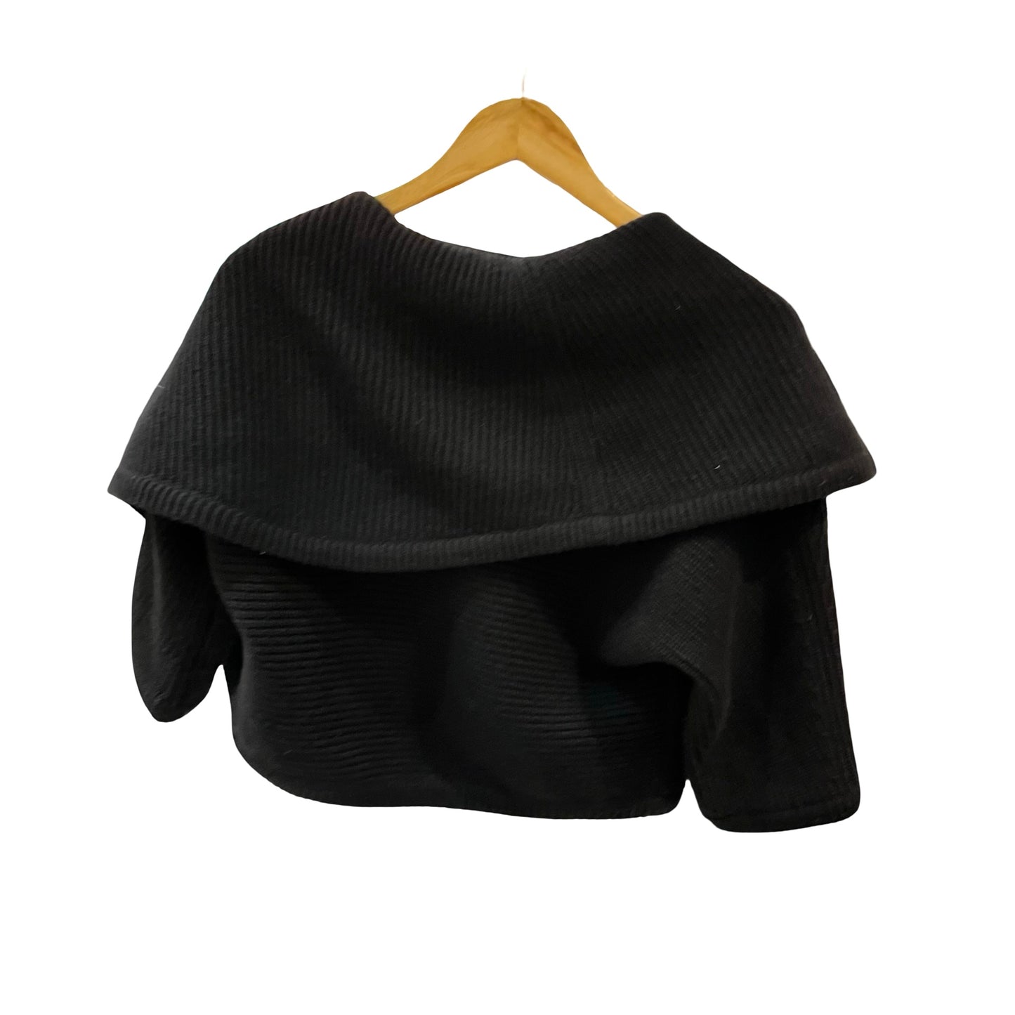 Used CÉLINE Cashmere Cape Clothes Black