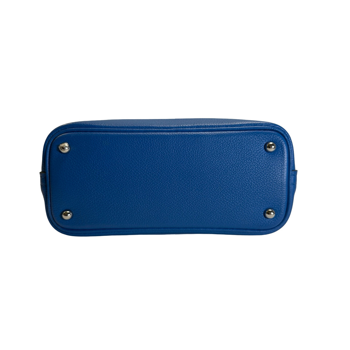 Used HERMES Epsom leather Bolide Mini Handbag Blue