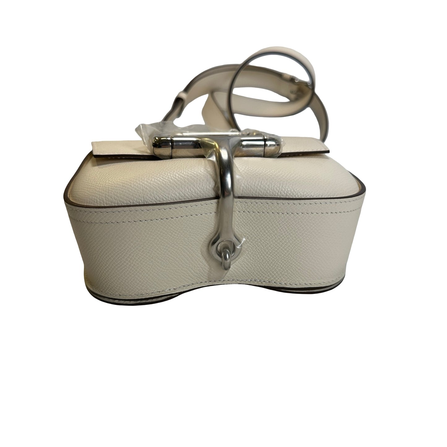 Brand New HERMÈS Epsom Calfskin Della Cavalleria Mini Crossbody Bag Nata