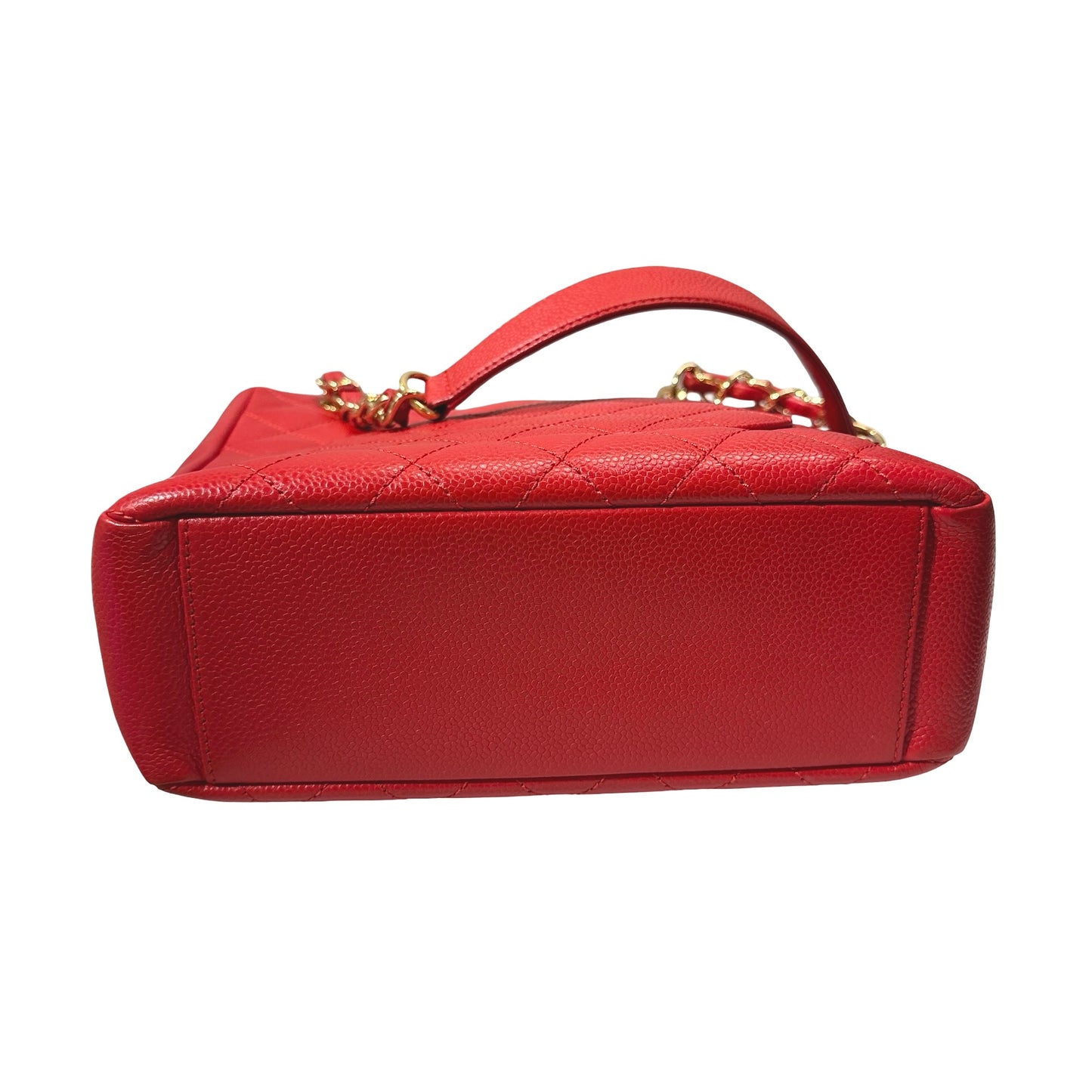 Used CHANEL GHW Used Chanel PST Shoulder Red Bag