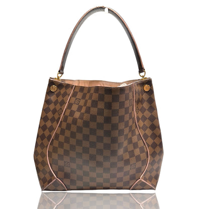 Used LOUIS VUITTON Monogram coated canvas Damier Cassa Hobo Shoulder Bag Brown GHW