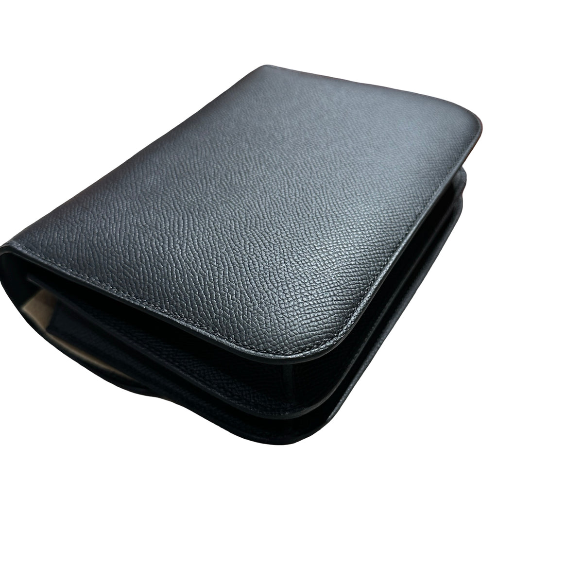 Brand New HERMES Epsom Felt Constance Crossbody Bag Black White