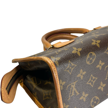 Used LOUIS VUITTON Monogram Canvas Popincourt Handbag Brown