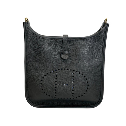 Brand New HERMES TC Evelyn 23 Shoulder Bag Black