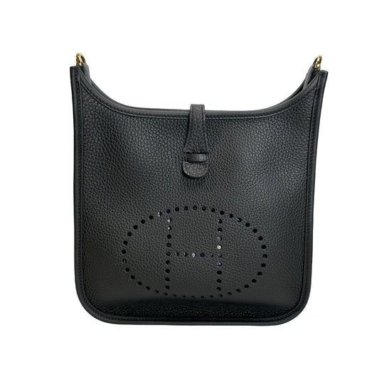 Brand New HERMES TC Evelyn 23 Shoulder Bag Black