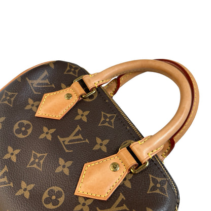 Used LOUIS VUITTON Monogram Canvas Speedy 25 Bandoulière Handbag Brown