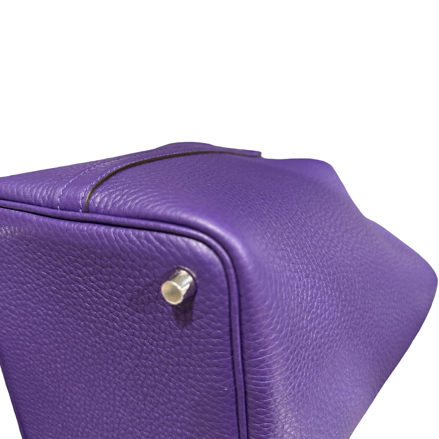 New Hermès Picotin 18 Bucket Bag Purple PHW X3