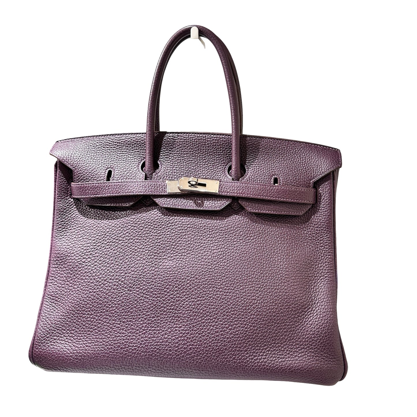 Used Hermès Birkin Handbag Purple PHW