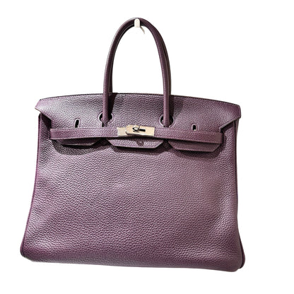 Used Hermès Birkin Handbag Purple PHW