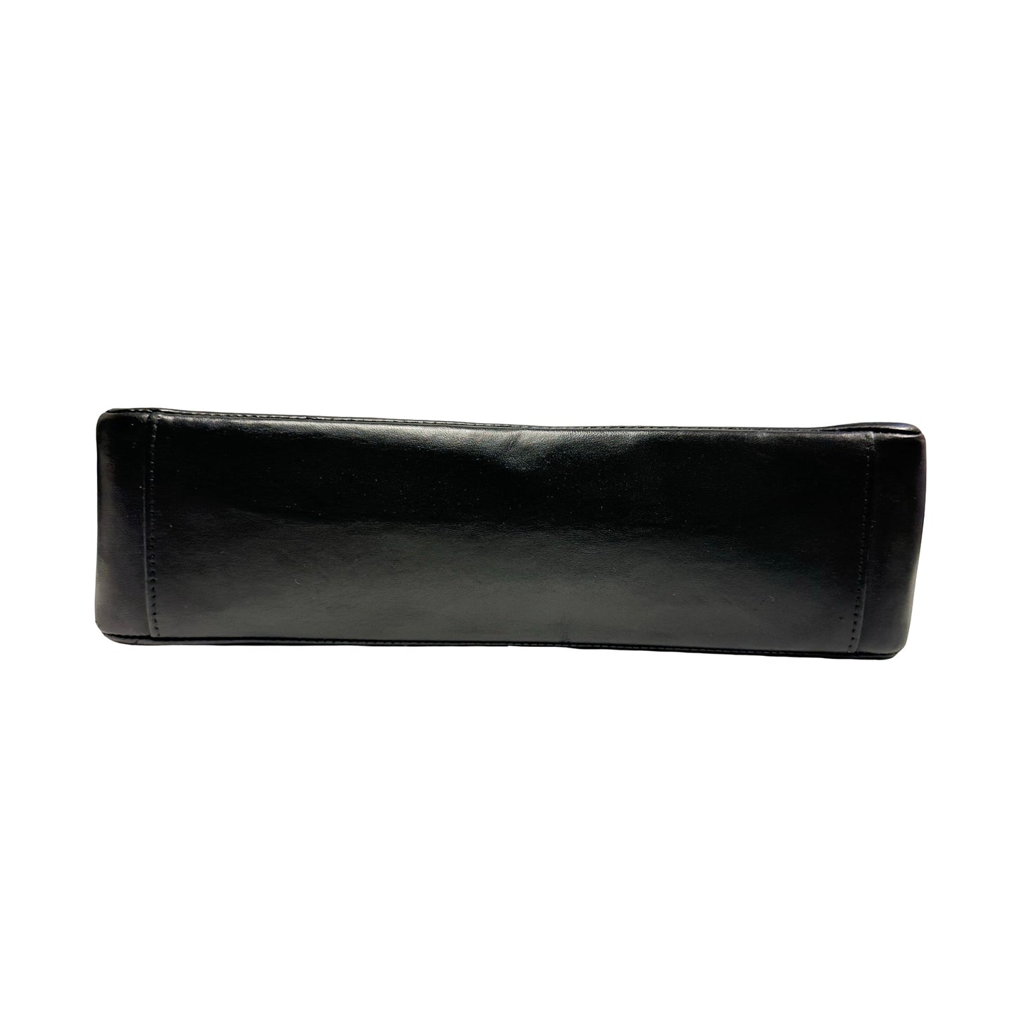 Used CHANEL Calfskin Leather Vintage 31 Handbag Black GHW