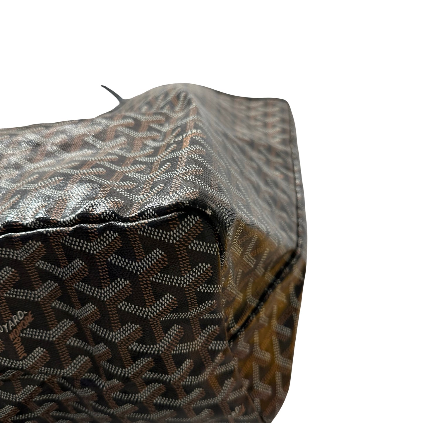 Used GOYARD Tote GM Shoulder Bag Black PHW