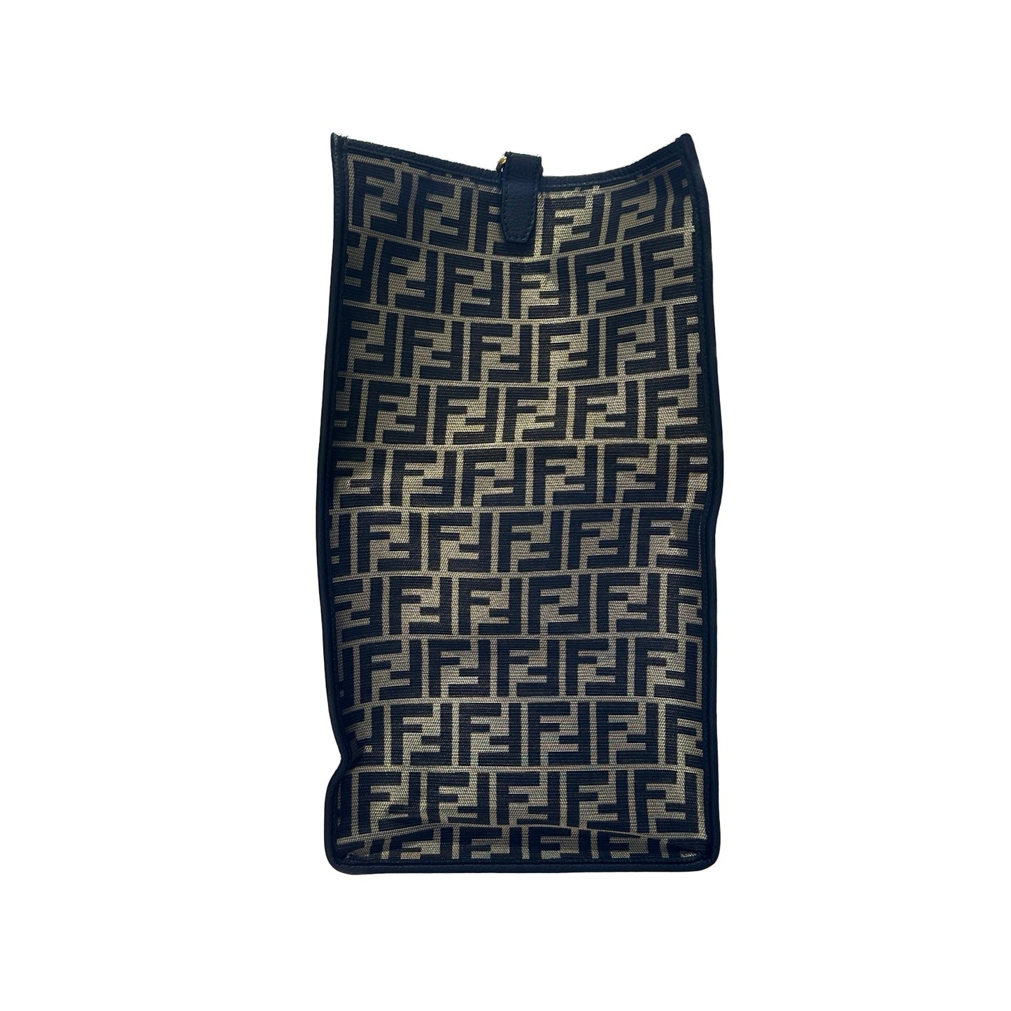 Used FENDI Travel Bag Multi colour Brown Gold