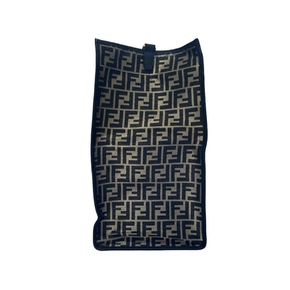 Used FENDI Travel Bag Multi colour Brown Gold