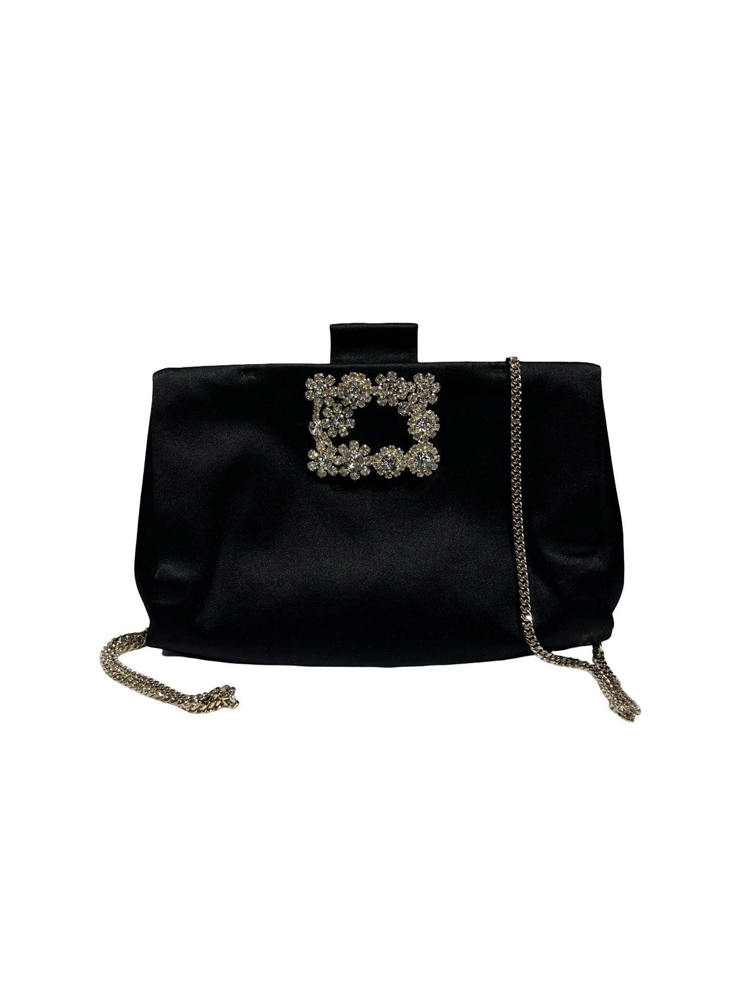 Used ROGER VIVIER Clutch Clothes Black