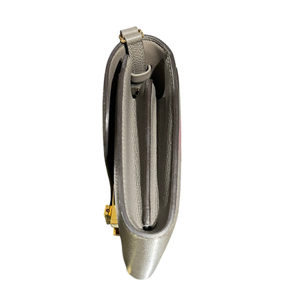 Used Hermès Constance Shoulder Bag Grey GHW