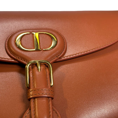 Used DIOR Calfskin Bobby Crossbody Bag Brown