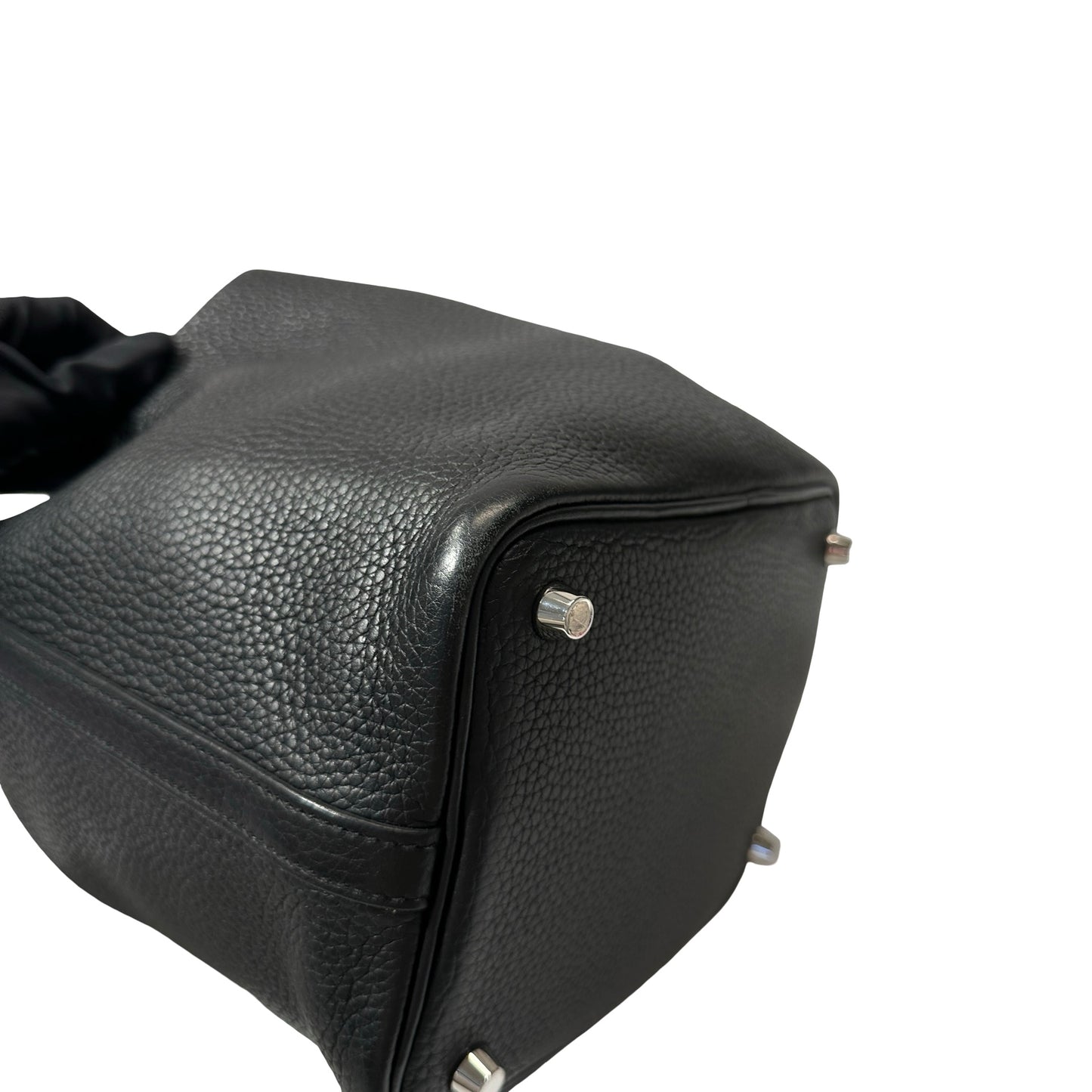 Used HERMÈS Picotin 18 Bucket Bag Black PHW