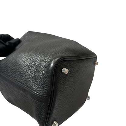 Used HERMÈS Picotin 18 Bucket Bag Black PHW