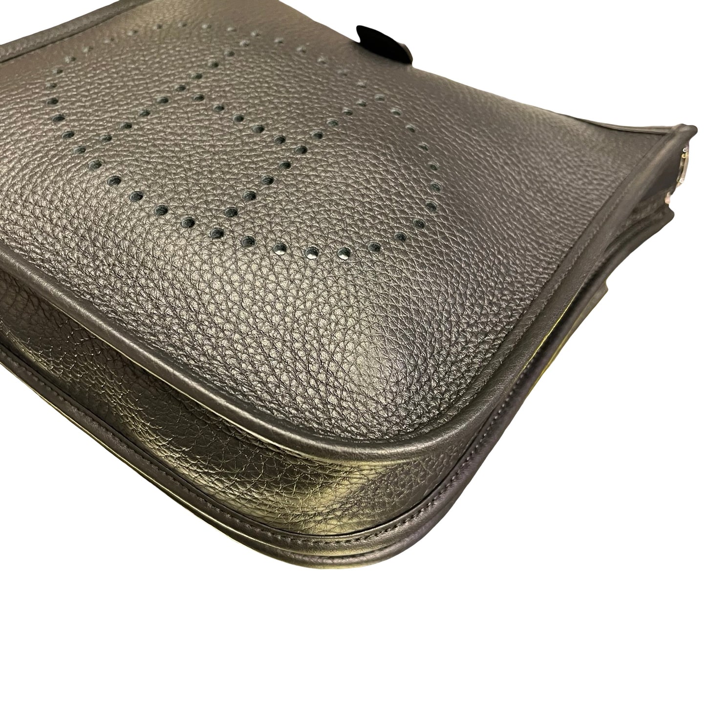 Used Hermès Evelyne Cross Body Bag Black PHW