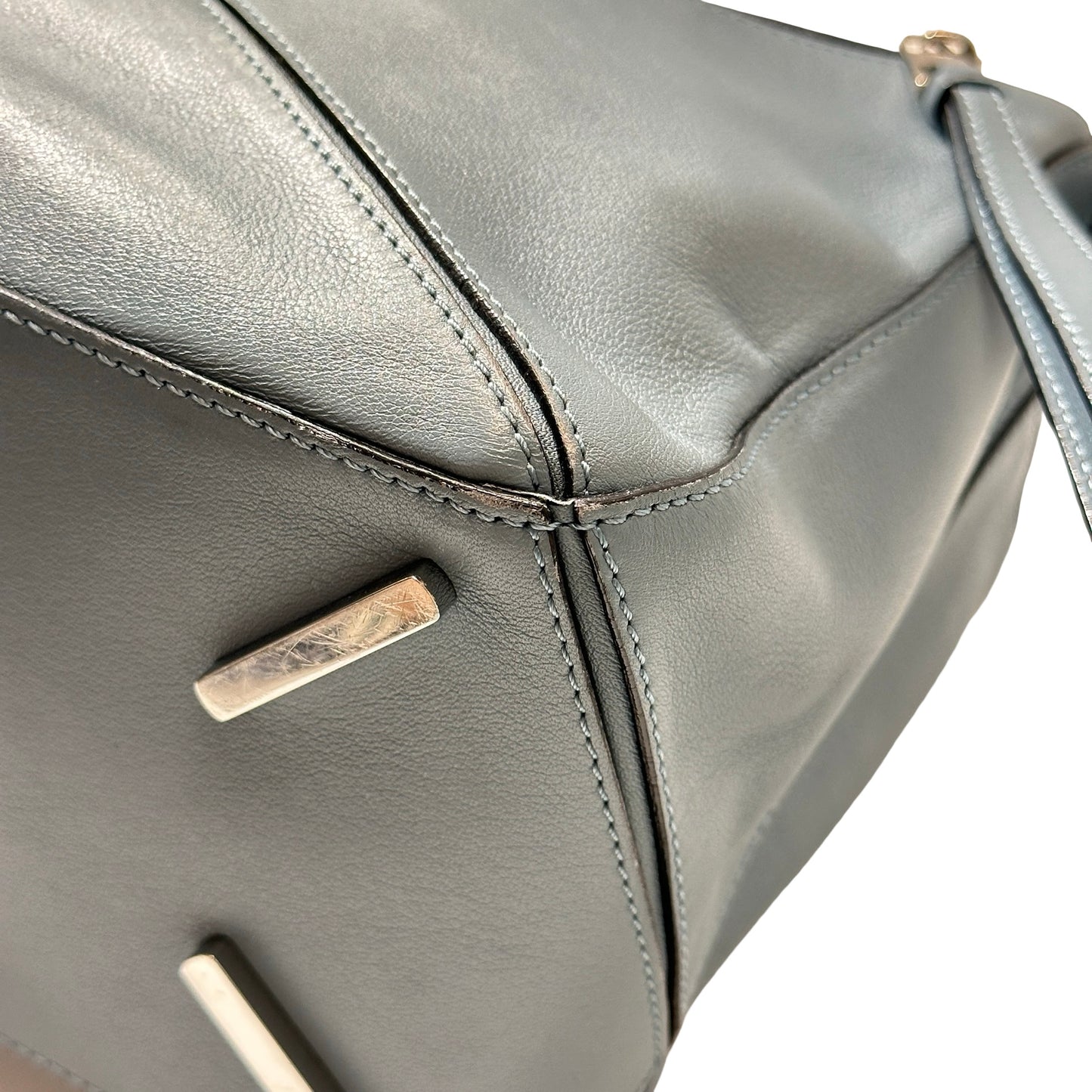 Used LOEWE Calfskin Leather Puzzle Medium Cross Body Bag