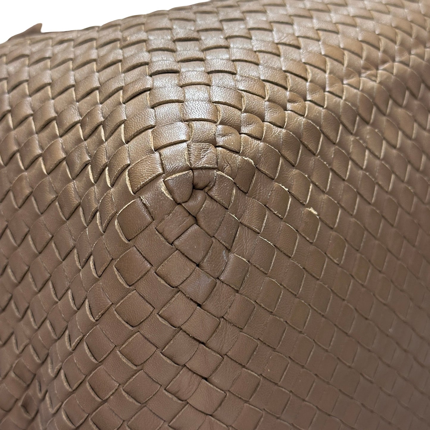Used BOTTEGA VENETA BRICK TOTE Duffel Bag Brown