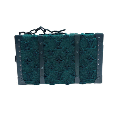 Used LOUIS VUITTON Monogram Tufted Soft Trunk Handbag Green