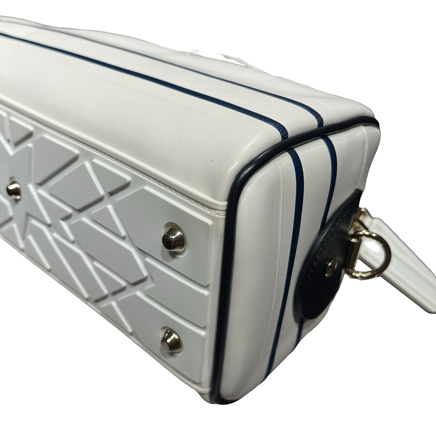 Used DIOR Vibe Small Bowling Bag Black White