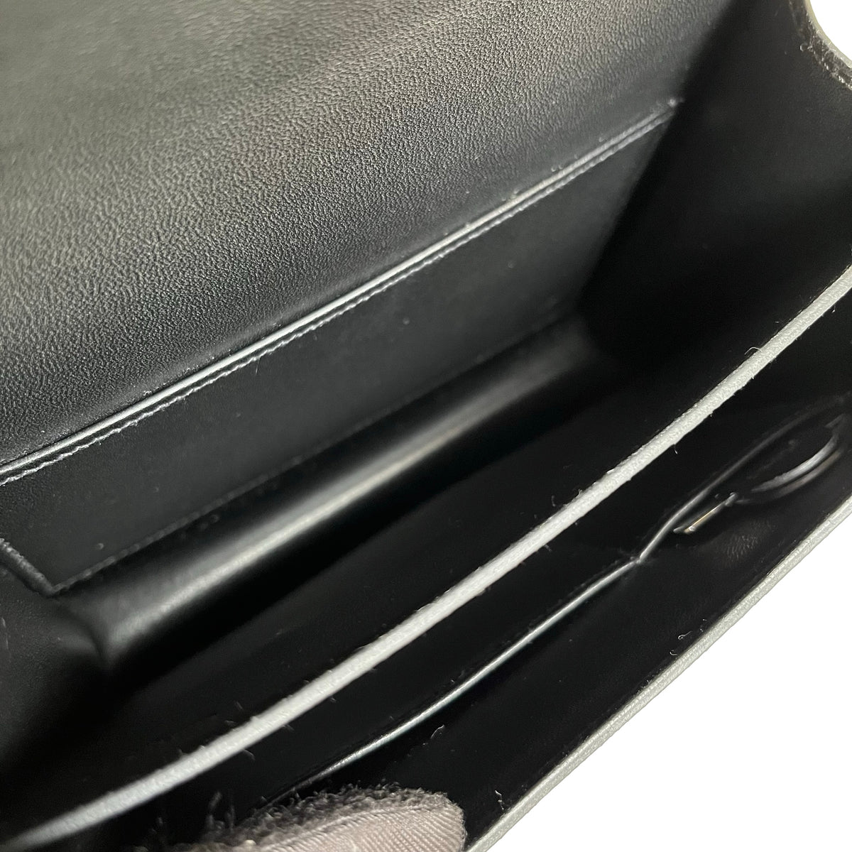 Brand New HERMES Epsom Mini Constance Cross body bag Black Gold
