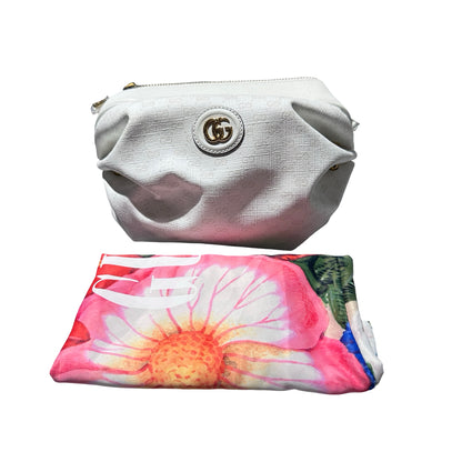 Used GUCCI Cross Body Bag White GHW