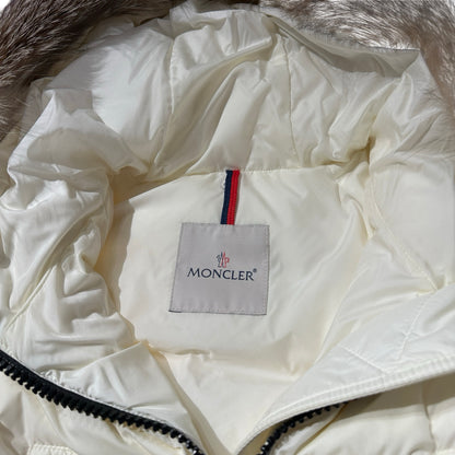 Used MONCLER Puffer Clion Giubbotto Clothes White