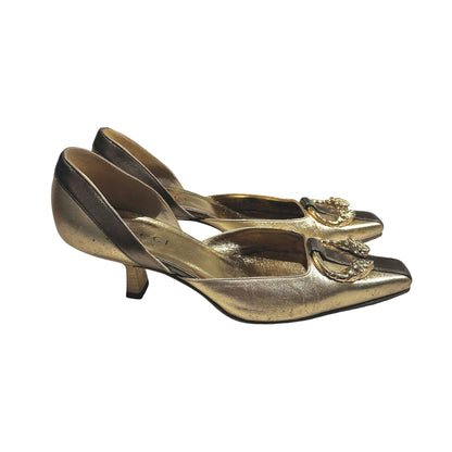 Used Gucci Heels Heels Gold
