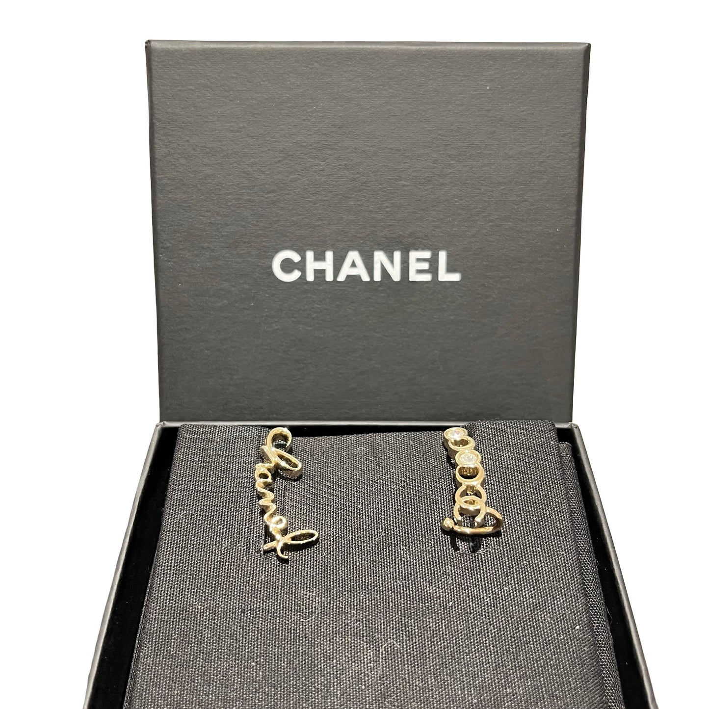 Used CHANEL Earrings GHW