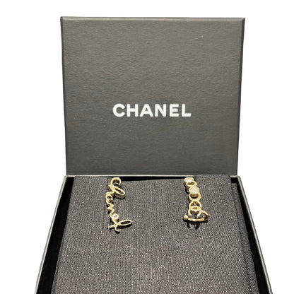 Used CHANEL Earrings GHW