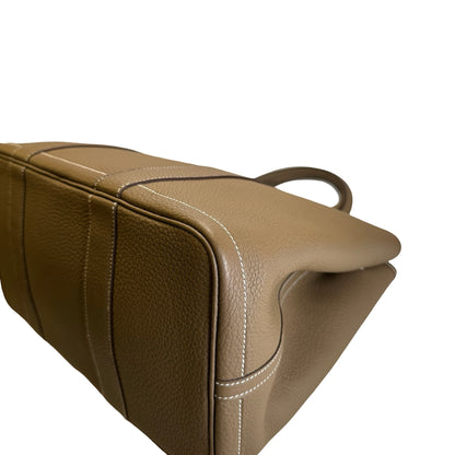 Used HERMES Negonda Garden Party Tote Bag Etoupe