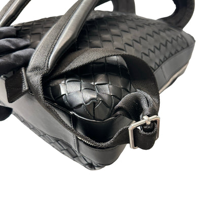 Used BOTTEGA VENETA Backpack Black PHW