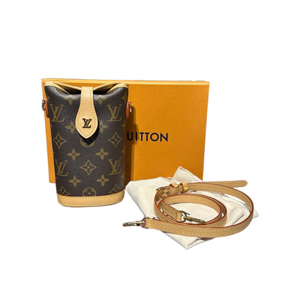 Used LOUIS VUITTON Fold Me Bag Brown GHW