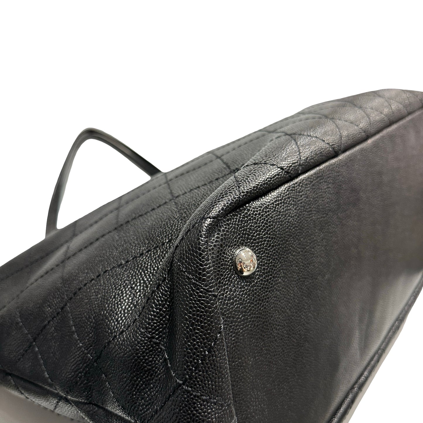 Used CHANEL Large Tote Tote Bag Black PHW