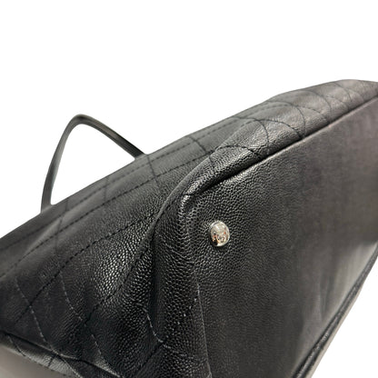 Used CHANEL Large Tote Tote Bag Black PHW